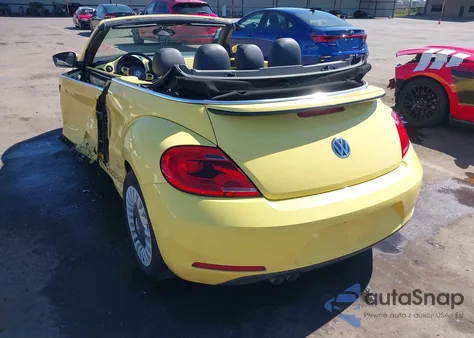 2014 Volkswagen Beetle 2.5L из США, поврежденный, VIN 3VW5P7AT2EM800612